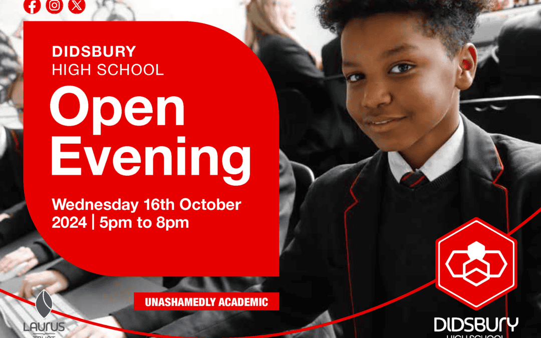 Didsbury High School Open Evening 2024.