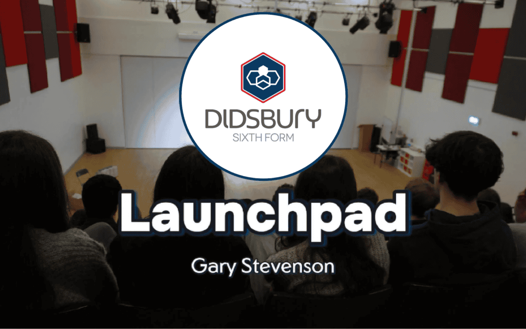 Didsbury Sixth Form students interview former financial trader and YouTuber, Gary’s Economics