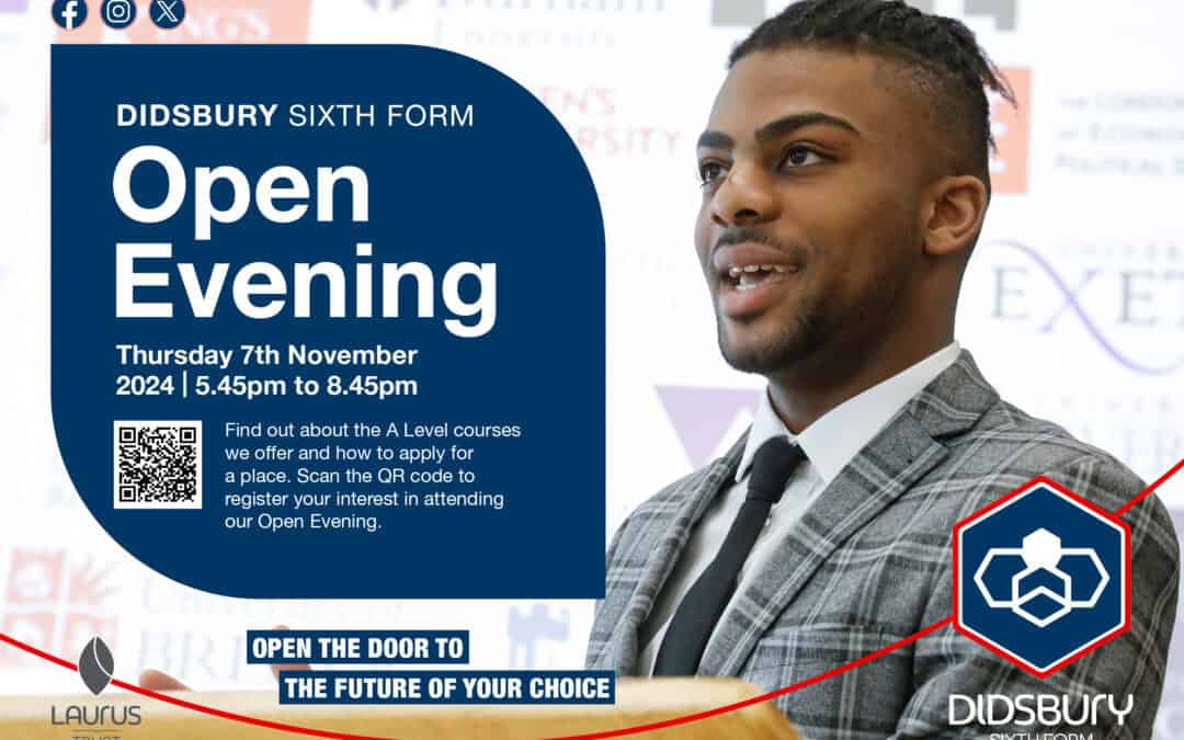 Didsbury Sixth Form Open Evening 2024.