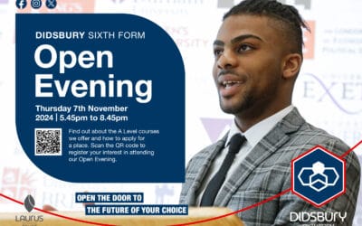 Didsbury Sixth Form Open Evening 2024